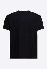 MM6 Maison Margiela Logo Embroidered T-shirt Black S30GC0701S22816900_9e535ac7-655a-48fe-84ac-dc39031cbf3d