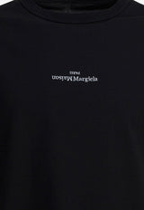 MM6 Maison Margiela Logo Embroidered T-shirt Black S30GC0701S22816900_9e535ac7-655a-48fe-84ac-dc39031cbf3d