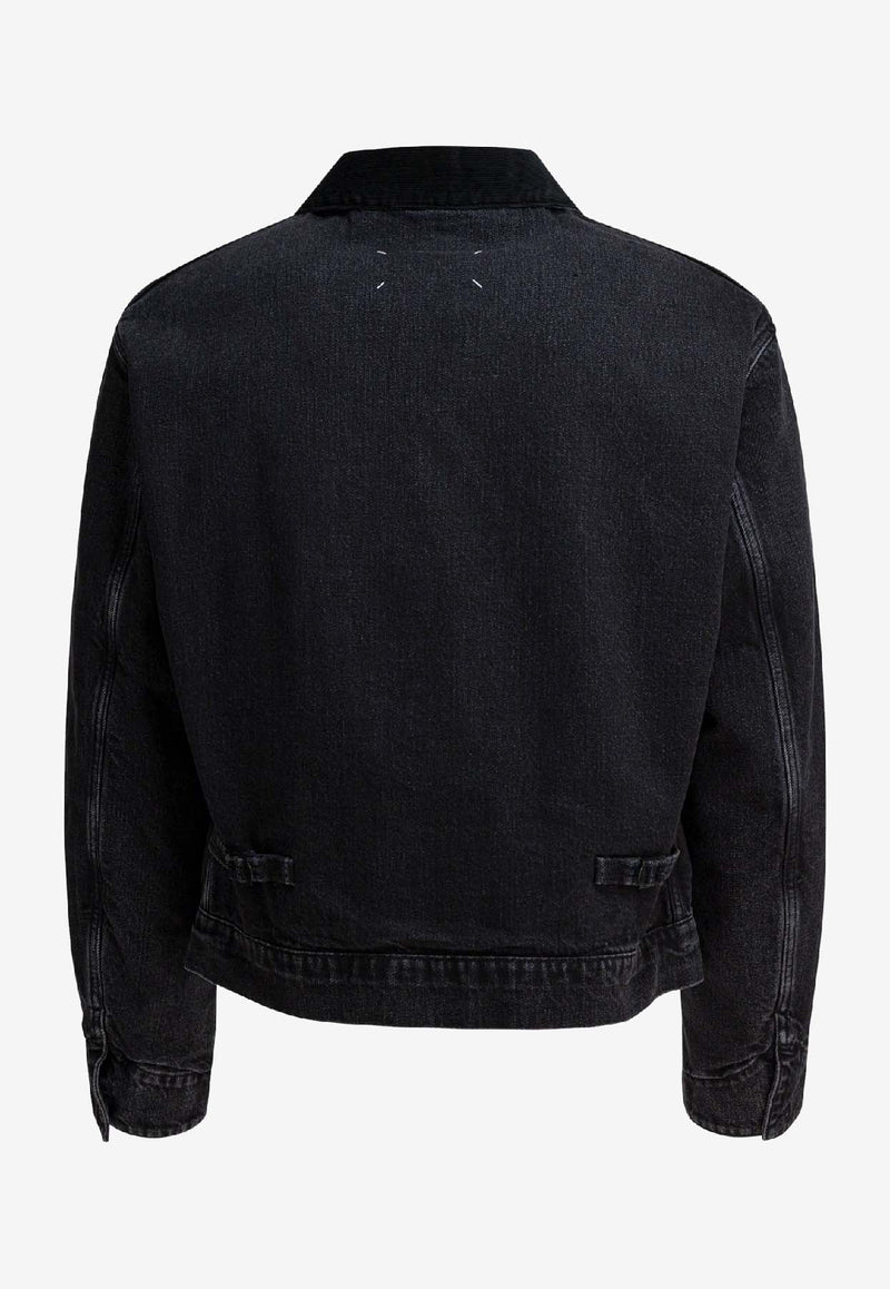 Maison Margiela Zip-Up Denim Jacket Black S50AM0650M30040961_b2567806-cb46-47b8-a0ac-065328adef99