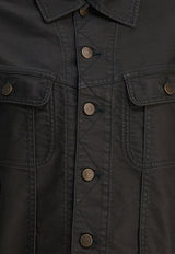 MM6 Maison Margiela Four-Stitch Denim Jacket Black S51AM0507M35539855_5dcf240e-b51c-4eb1-aca7-e87548b54a63