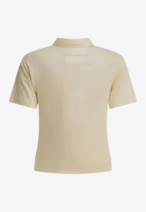 MM6 Maison Margiela Essential Polo T-shirt Beige S51GL0062M20134112_a1f229e0-675a-48a3-ac57-f4497f8cc204