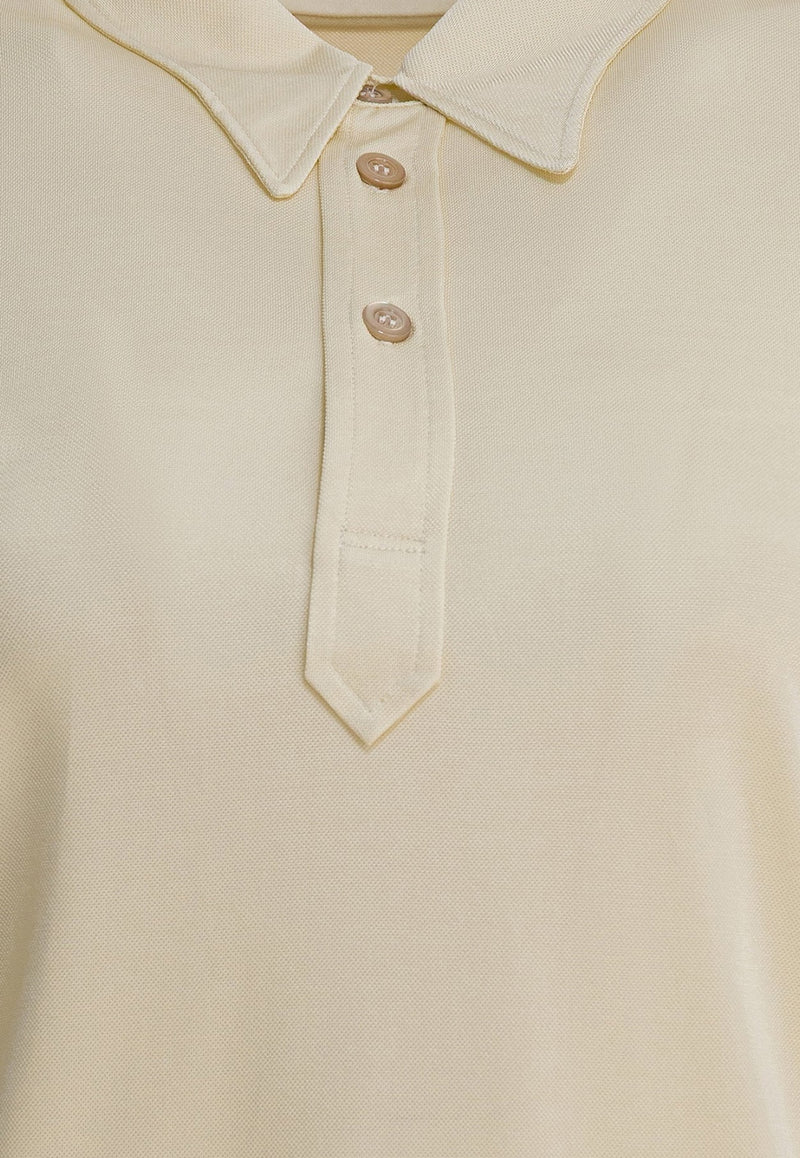 MM6 Maison Margiela Essential Polo T-shirt Beige S51GL0062M20134112_a1f229e0-675a-48a3-ac57-f4497f8cc204