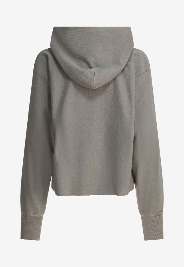 Maison Margiela Logo-Printed Hooded Sweatshirt Gray S51GU0139S25520803_1239a245-c2d5-428d-93d2-4c0497b2a86f