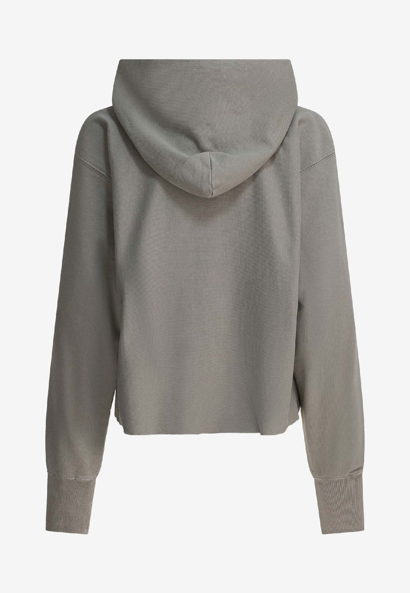 Maison Margiela Logo-Printed Hooded Sweatshirt Gray S51GU0139S25520803_1239a245-c2d5-428d-93d2-4c0497b2a86f