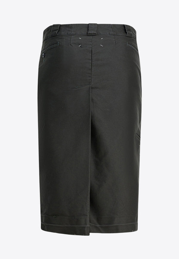 MM6 Maison Margiela Pencil Midi Skirt Gray S51ME0047M35539855_af33675a-a241-44a3-b146-cd34c1f2dad5