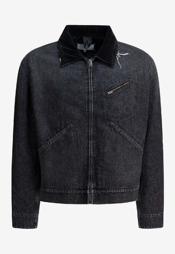 Maison Margiela Zip-Up Denim Jacket Black S67AM0107M30036962_dd4ccd53-3079-4998-93f2-22391c223727