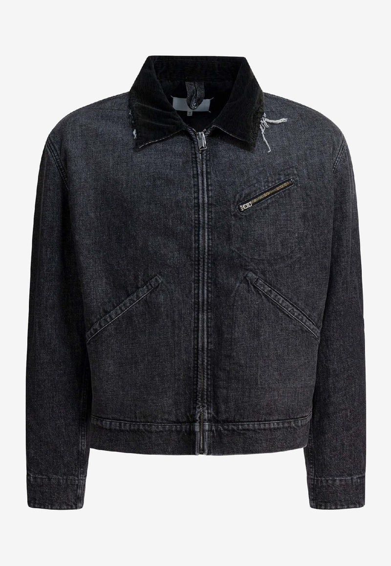 Maison Margiela Zip-Up Denim Jacket Black S67AM0107M30036962_dd4ccd53-3079-4998-93f2-22391c223727