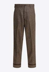 MM6 Maison Margiela Tailored Wool Pants Brown S67KA0074M35569141M_d8019a95-f29e-444a-ab05-e277533aa007