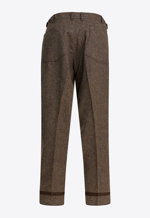 MM6 Maison Margiela Tailored Wool Pants Brown S67KA0074M35569141M_d8019a95-f29e-444a-ab05-e277533aa007
