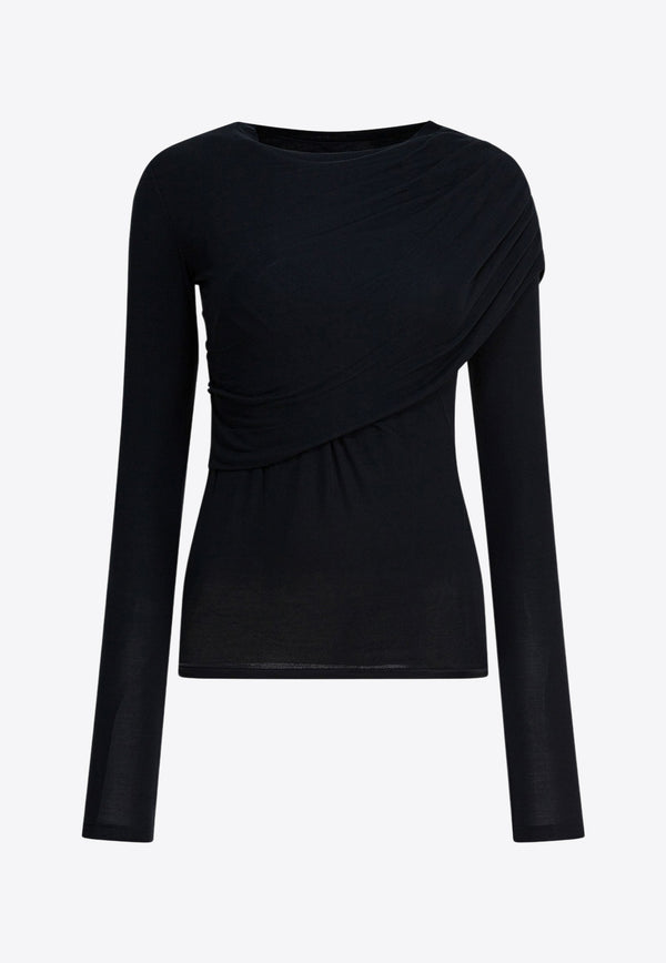 Isabel Marant Etoile Dressi Long-Sleeved Top Black 25AHT0656FAC3K01E01BK_ef5eb9ad-8a81-43d7-99b1-bef2731b28ff
