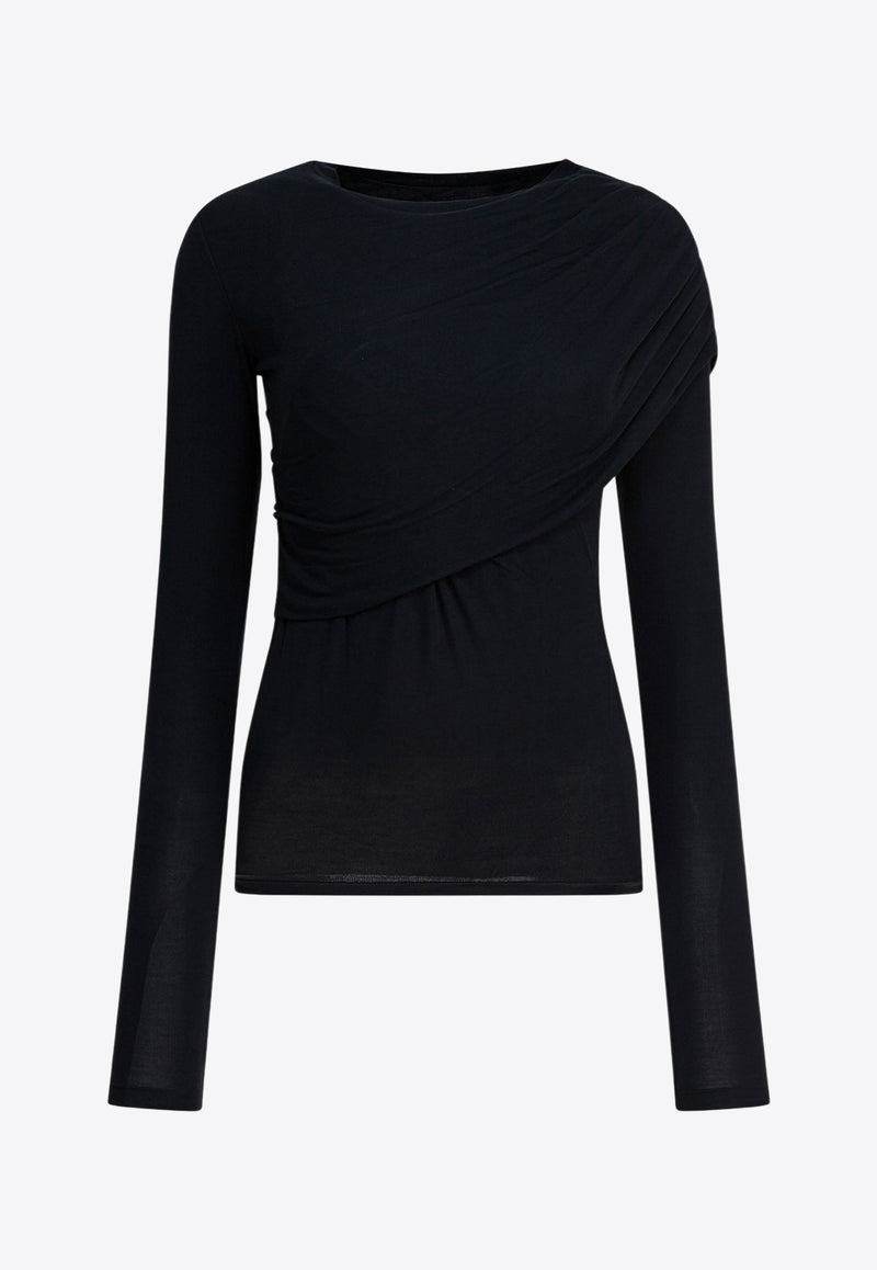 Isabel Marant Etoile Dressi Long-Sleeved Top Black 25AHT0656FAC3K01E01BK_ef5eb9ad-8a81-43d7-99b1-bef2731b28ff