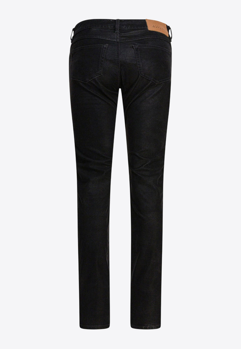 Isabel Marant Etoile Kelsie Coated Slim Jeans Black 25APA0561FAC3B01E01BK_f007ff1f-6f8e-4020-9a21-9604342d4c03