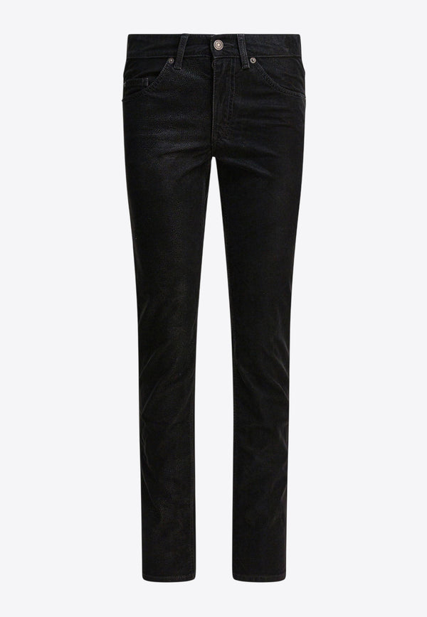Isabel Marant Etoile Kelsie Coated Slim Jeans Black 25APA0561FAC3B01E01BK_f007ff1f-6f8e-4020-9a21-9604342d4c03