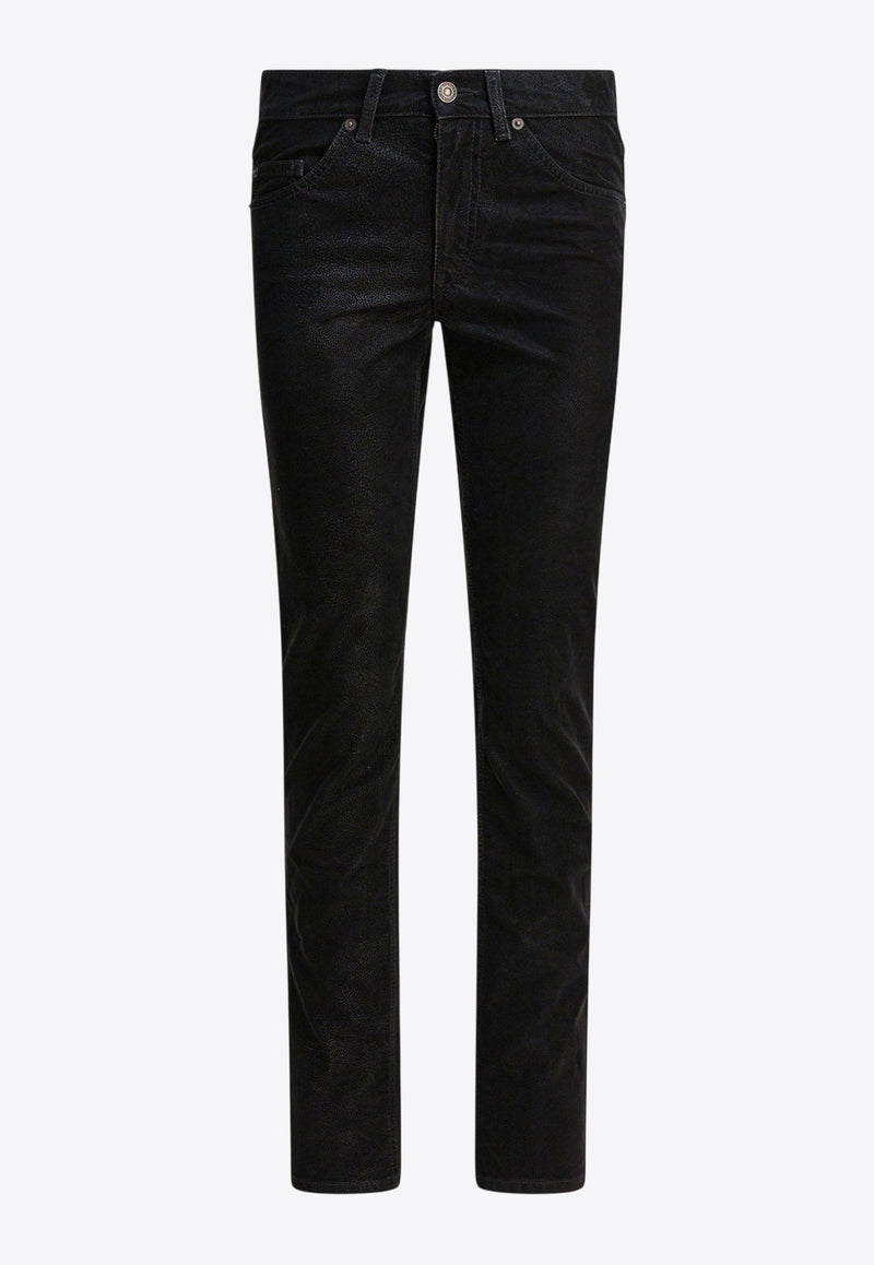 Isabel Marant Etoile Kelsie Coated Slim Jeans Black 25APA0561FAC3B01E01BK_f007ff1f-6f8e-4020-9a21-9604342d4c03