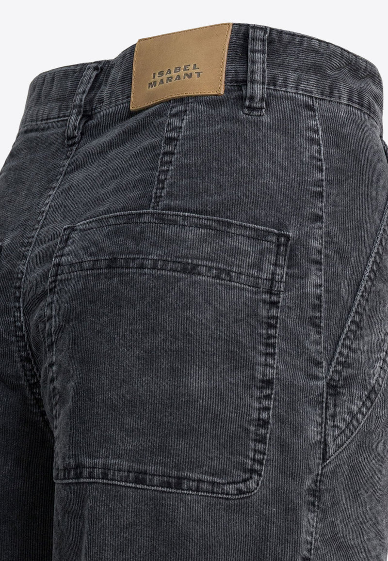 Isabel Marant Etoile Onyta Corduroy Pants Gray 25APA0563FAC1G02E01VB_20de94e8-4e42-455f-b765-1979534957e5