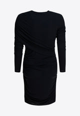 Isabel Marant Etoile Denise Draped Mini Dress Black 25ARO0842FAC3K01E01BK_ee1f2d94-cd53-49e1-bee7-b1669c1cdef0