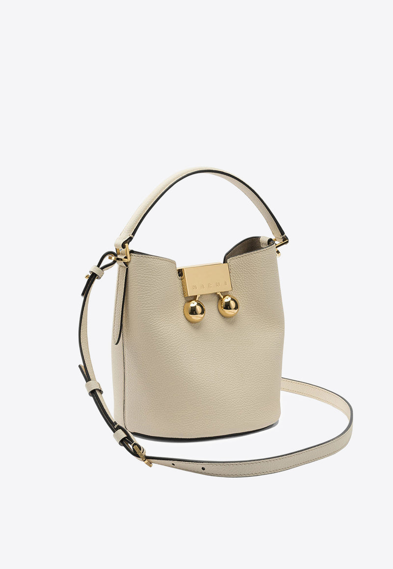 Marni Trunkaroo Leather Bucket Bag Light Beige SCMP0081U0P818500W12_7262d6c3-6751-4e10-8e15-a9fe857bef84