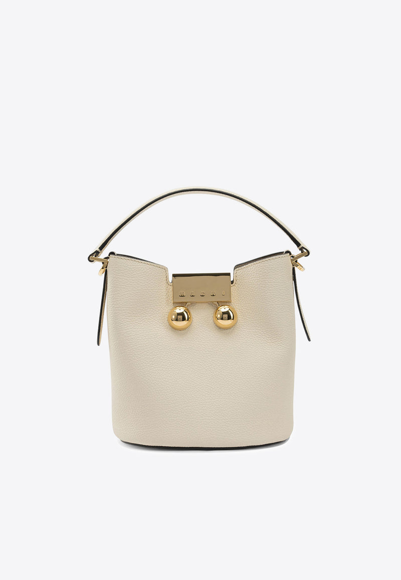 Marni Trunkaroo Leather Bucket Bag Light Beige SCMP0081U0P818500W12_7262d6c3-6751-4e10-8e15-a9fe857bef84