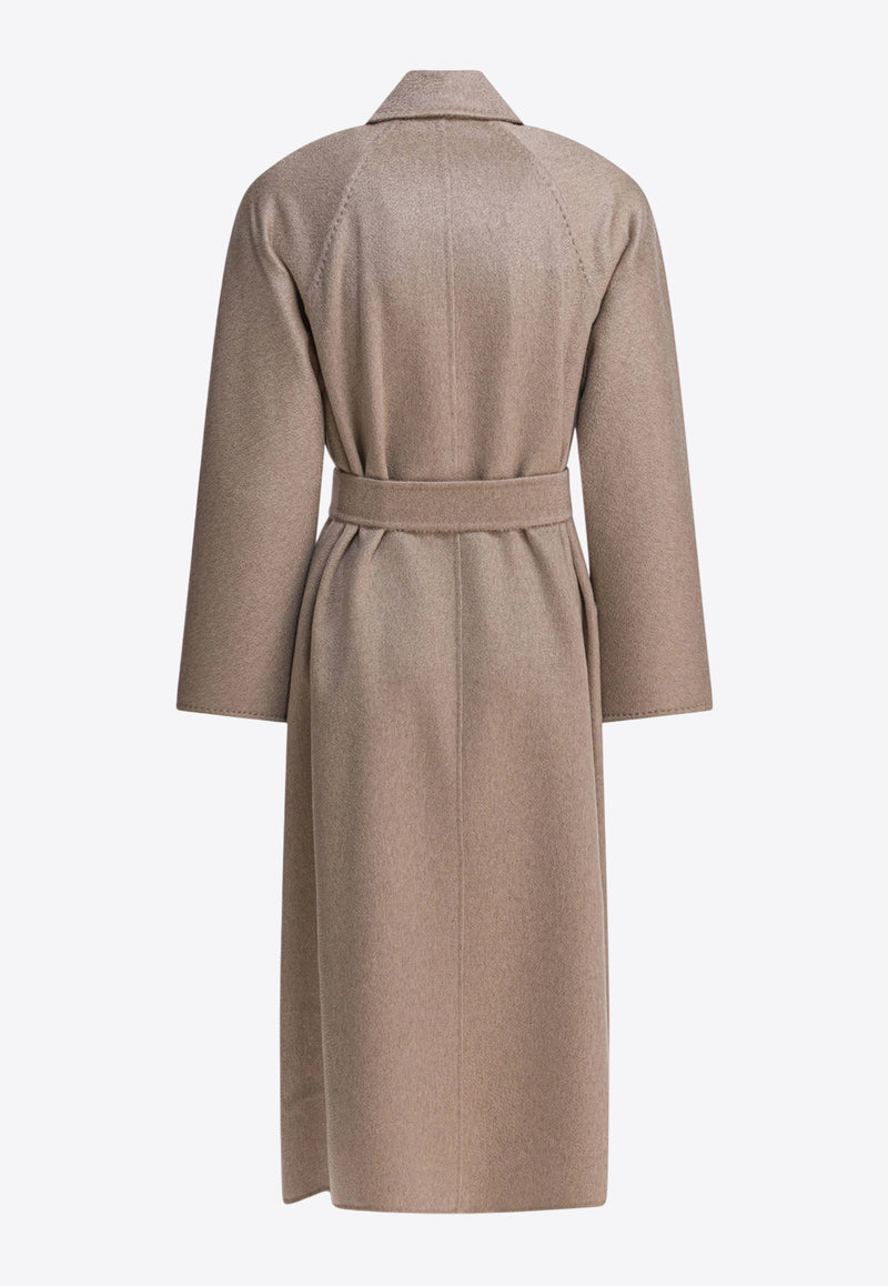 Max Mara Ludmilla Icon Belted Long Coat Beige 2521016051LUDMILLA032_82534