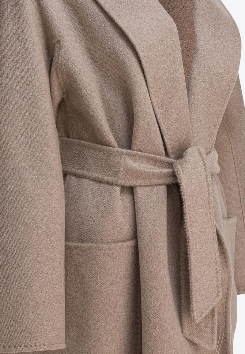 Max Mara Ludmilla Icon Belted Long Coat Beige 2521016051LUDMILLA032_82534