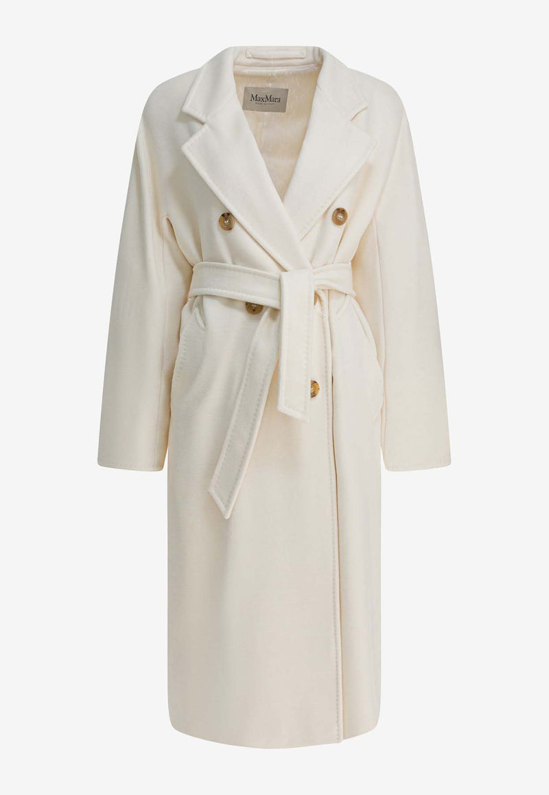 Max Mara Madame Double-Breasted Wool-Blend Coat White 2521018011MADAME021_202a745a-0f30-42cc-99aa-90985d387935