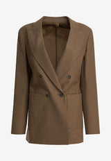 Max Mara Harald Cashmere Blazer Brown 2521046131HARALD005_6d740118-1ae5-4017-816a-2873cb88725b