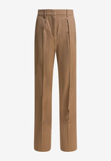 Max Mara Carbone Wool Tailored Pants  Camel 2521136072CARBONE001_f83ad964-ec3a-4762-b595-c7bf883d9065