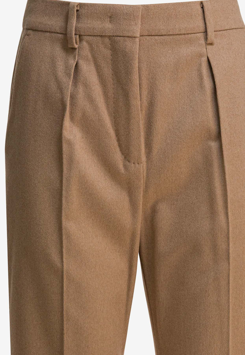 Max Mara Carbone Wool Tailored Pants  Camel 2521136072CARBONE001_f83ad964-ec3a-4762-b595-c7bf883d9065