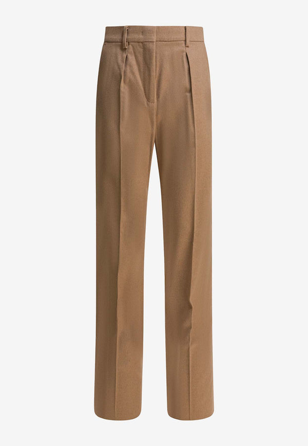 Max Mara Carbone Wool Tailored Pants  Camel 2521136072CARBONE001_f83ad964-ec3a-4762-b595-c7bf883d9065