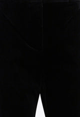 Max Mara Cabreo Velvet Straight-Leg Pants Black 2521136231CABREO007_f57ef3ce-bd20-4016-b29e-fbe2d3173b03