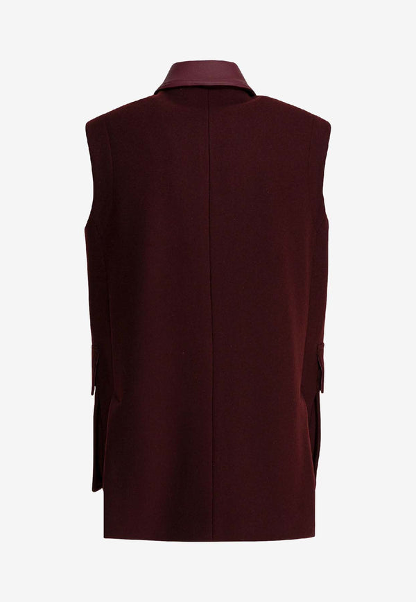 Max Mara Aeroso Long Utility Vest Cherry 2521276043AEROSO1234009_80eb295c-93eb-474f-b407-e2ac2aac163c