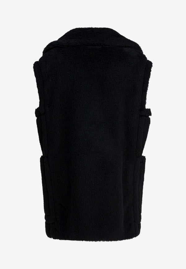 Max Mara Bormida Double-Breasted Teddy Vest Black 2521276253BORMIDA1234008_51ed8c7f-aaf6-4cea-ab48-7c55a5155447