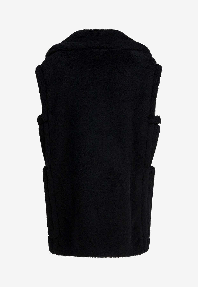 Max Mara Bormida Double-Breasted Teddy Vest Black 2521276253BORMIDA1234008_51ed8c7f-aaf6-4cea-ab48-7c55a5155447