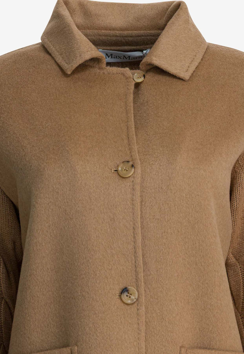Max Mara Tacco Buttoned Wool Coat Camel 2521316012TACCO001_5d750ee0-653f-4e36-98ed-246ed78678ff