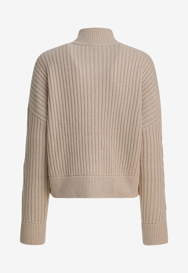 Max Mara Afelio Wool-Blend Cardigan  Beige 2521346032AFELIO006_1f17b9da-20e8-4595-876f-e663abc0d3d6
