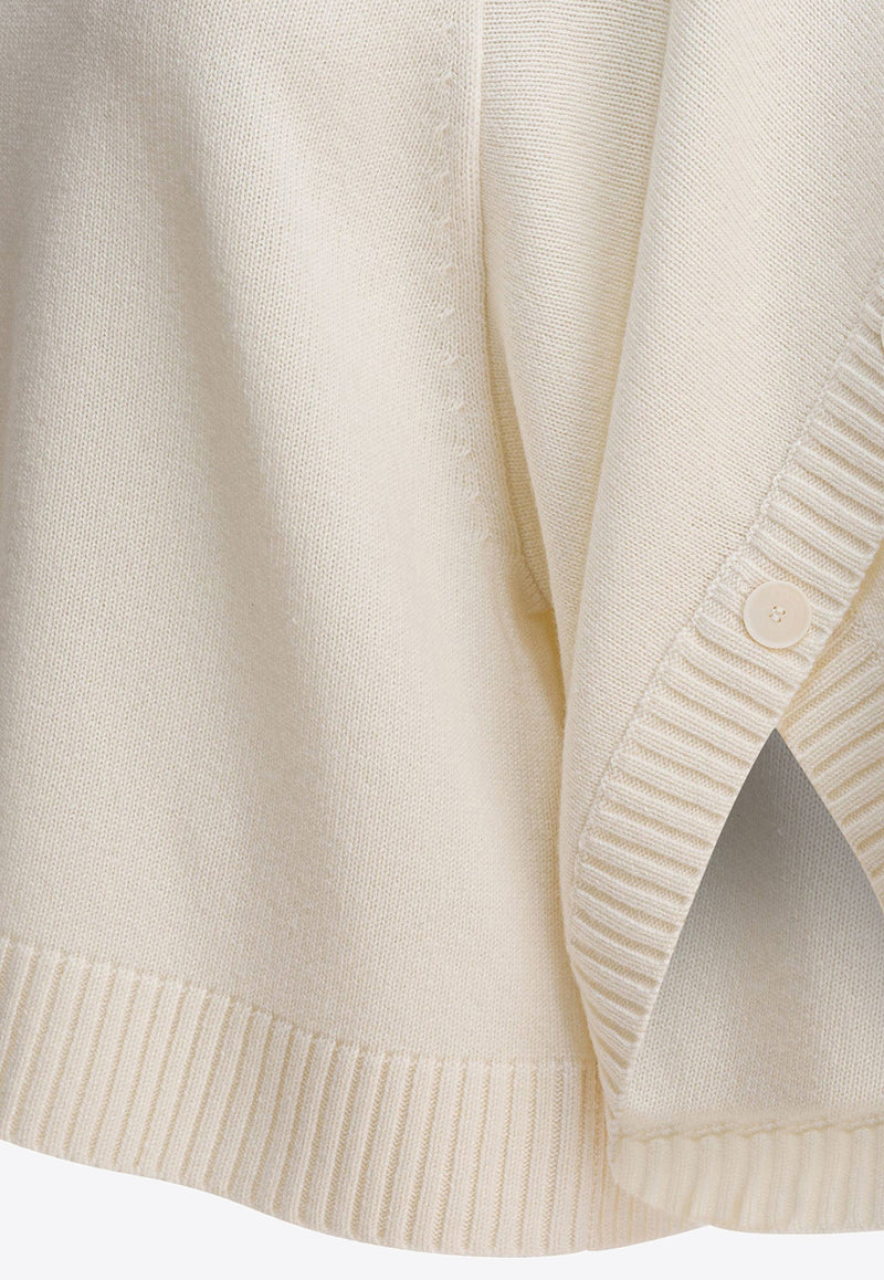 Max Mara Ampex Oversized Wool Blend Sweater Cream 2521366021AMPEX001_82878