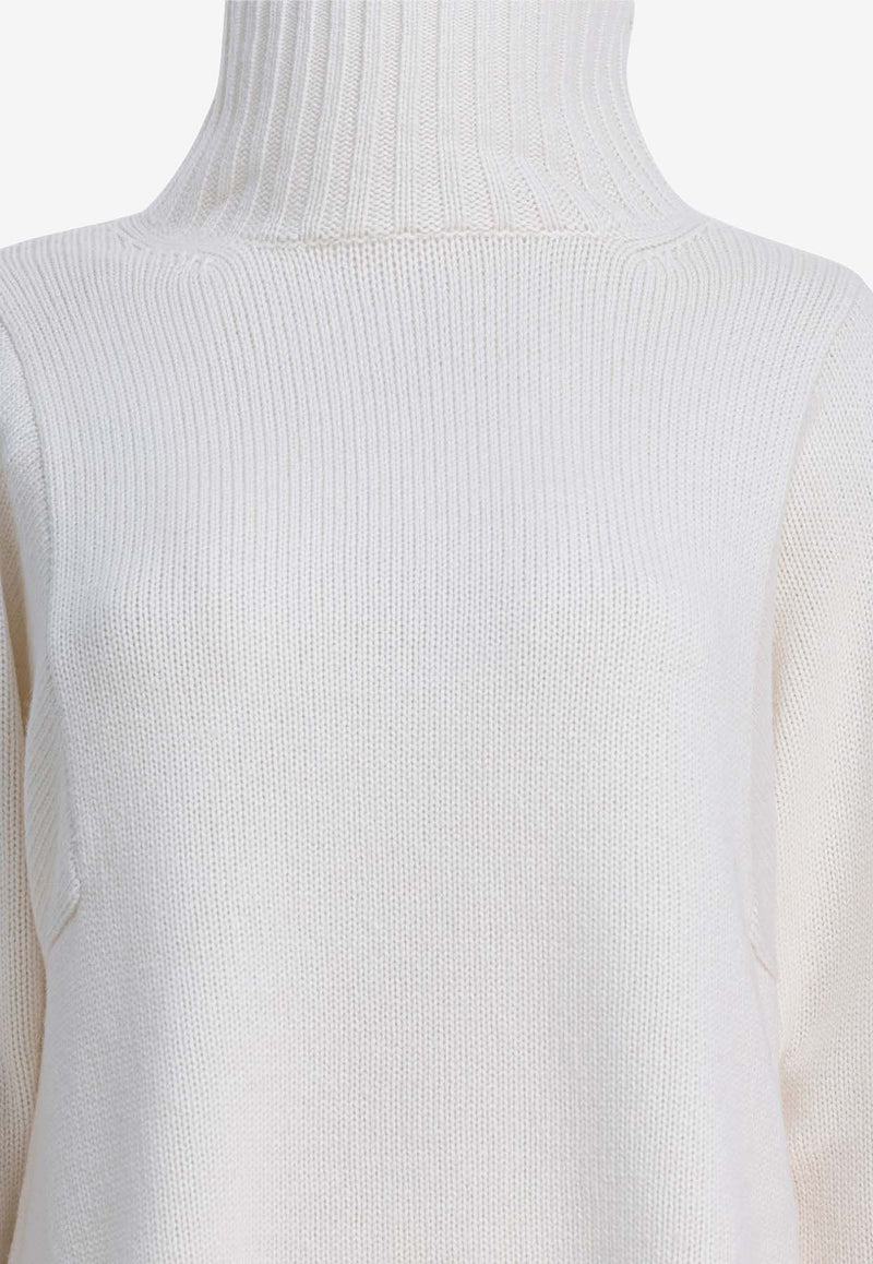 Max Mara Aceti Cashmere High-Neck Sweater White 2521366022ACETI004_10d6d49f-448c-495b-b7dc-a520a552af14