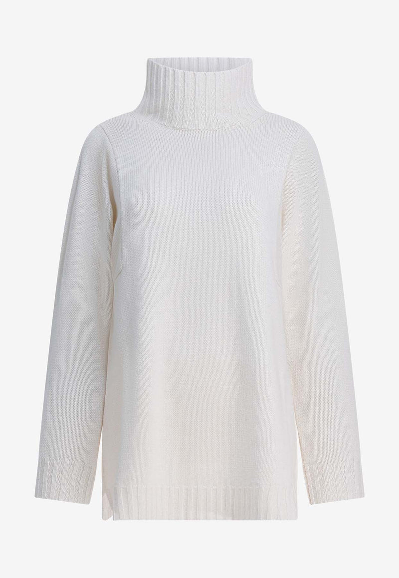 Max Mara Aceti Cashmere High-Neck Sweater White 2521366022ACETI004_10d6d49f-448c-495b-b7dc-a520a552af14