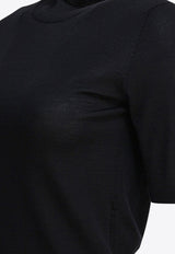 Max Mara Gerico Wool Knit Top Black 2521366161GERICO002_82851