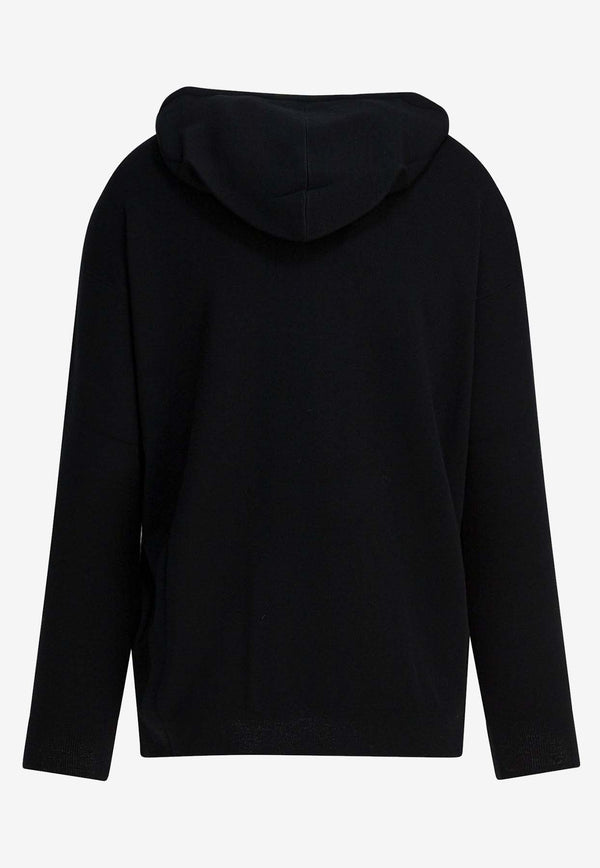 Max Mara Taddeo Wool Hooded Sweatshirt Black 2521366222TADDEO016_560d0e41-432e-4b1c-afc6-dd9ac8b5f044