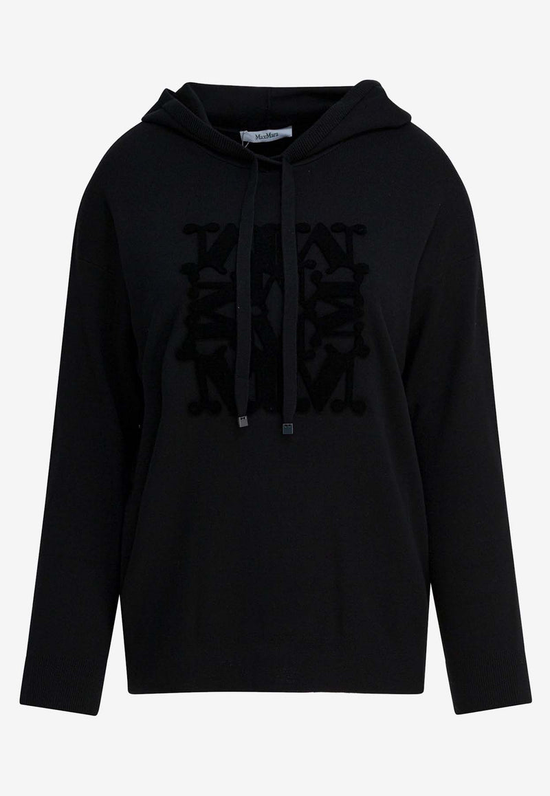 Max Mara Taddeo Wool Hooded Sweatshirt Black 2521366222TADDEO016_560d0e41-432e-4b1c-afc6-dd9ac8b5f044