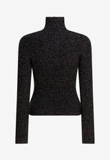Max Mara Azulene Knitted Cashmere-Blend High-Neck Sweater Black 2521366383AZULENE1234004_0f1cda67-0cc0-4d0f-8280-379eed7325fa
