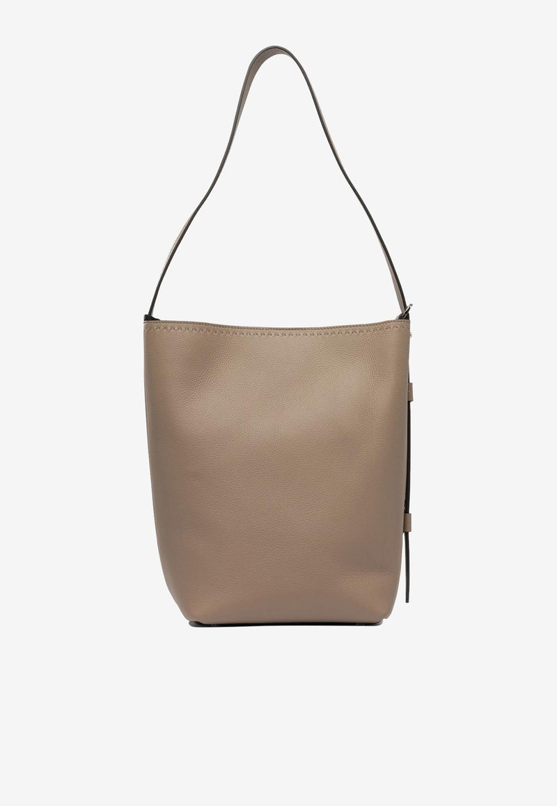 Max Mara Small Archetipo Leather Shoulder Bag Beige 2524516021ARCHETIPO1SV2002_b55ec447-a988-4e4e-970c-0ffdf1310fa6