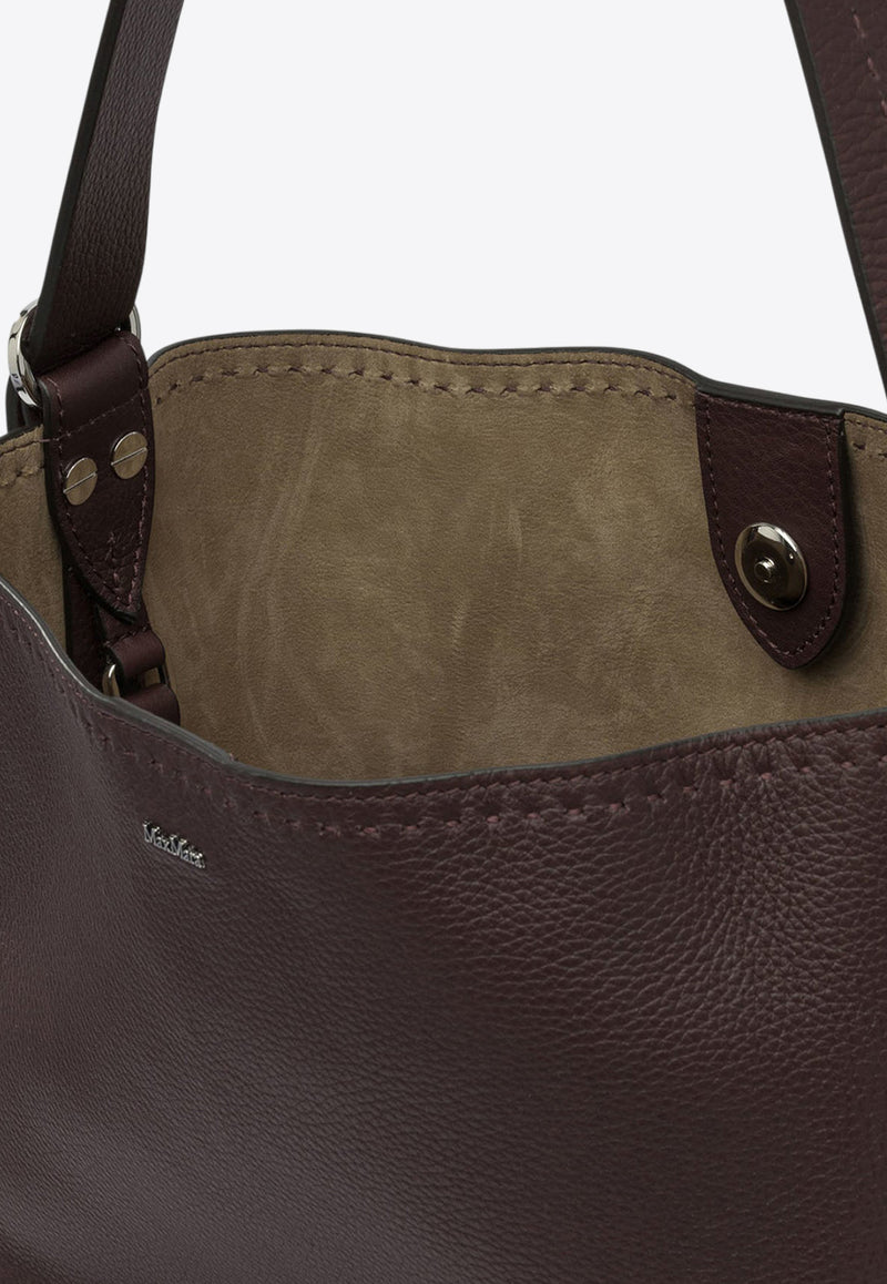 Max Mara Medium Archetipo Leather Shoulder Bag Bordeaux 2524516021ARCHETIPO1SV2004_38a27538-4c2f-429a-b428-2c7704507aaa