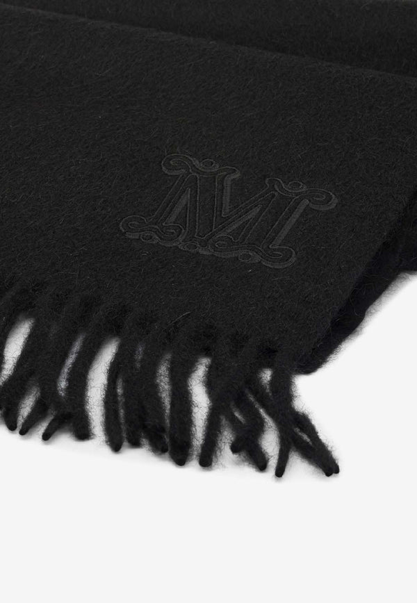 Max Mara Clara Camel Scarf Black 2524546322WKCLARA002_2c3aa801-6d26-4a87-93cd-18f09b677f09