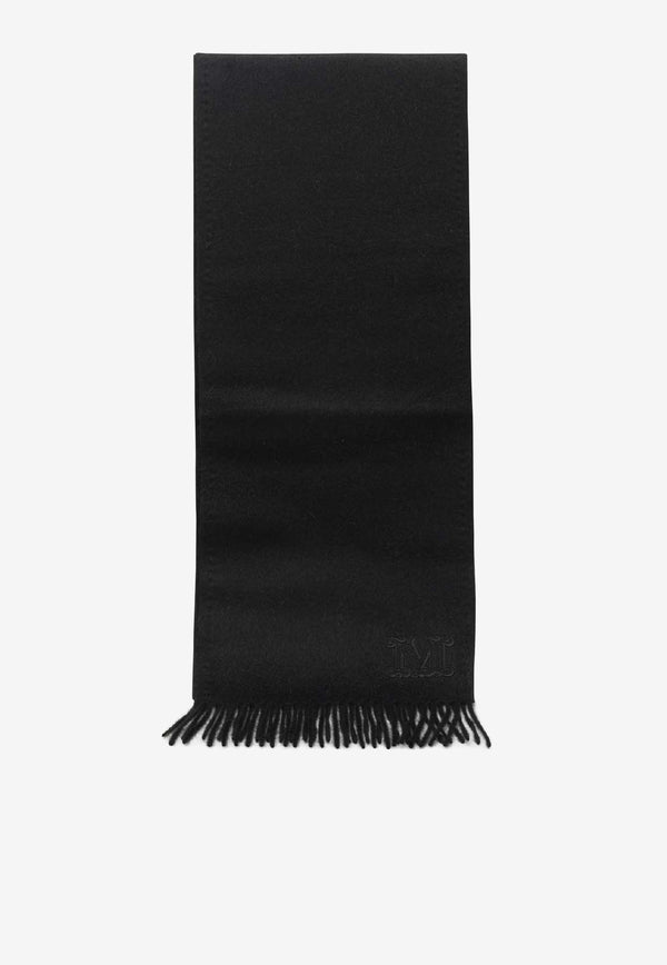 Max Mara Clara Camel Scarf Black 2524546322WKCLARA002_2c3aa801-6d26-4a87-93cd-18f09b677f09