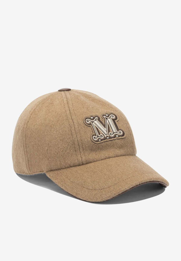 Max Mara Ferdora M Patch Baseball Cap Camel 2524576062FEDORA001_0fd7ad59-3c88-423f-b905-4dc38058985c