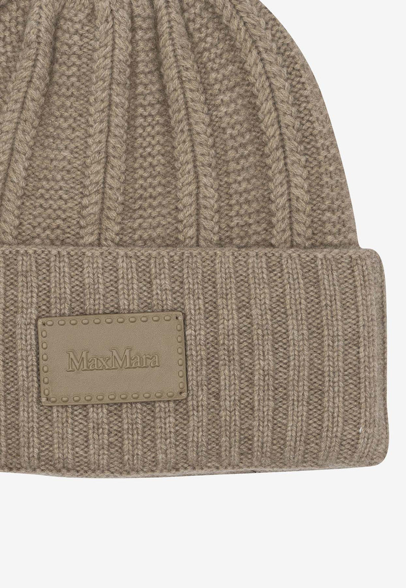 Max Mara Macbeth Cashmere Ribbed Beanie Beige 2524576072MACBETH010_e27af8ec-e093-4bc7-a1da-74ae5862f3a4