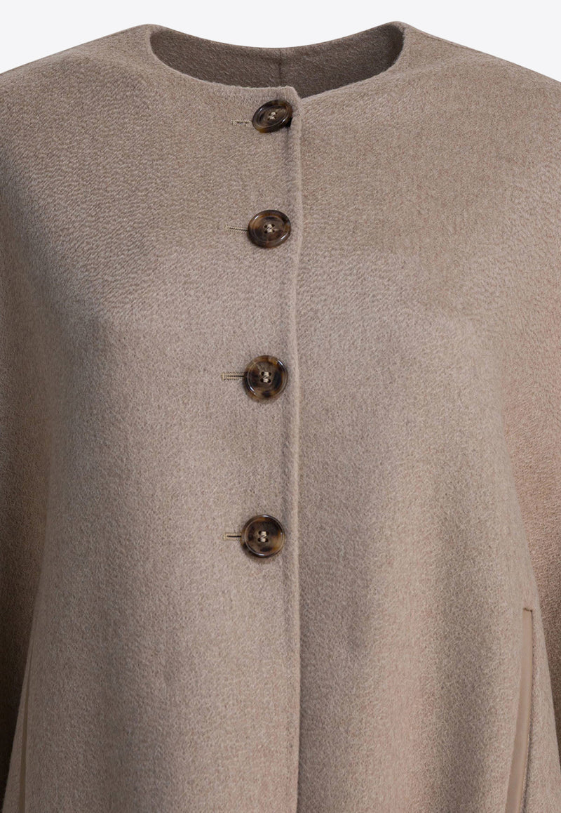 Max Mara Moriana Cashmere Long Cape Beige 2524736101MORIANA032_ddbf097b-f82e-414d-8037-6f32f12be07a