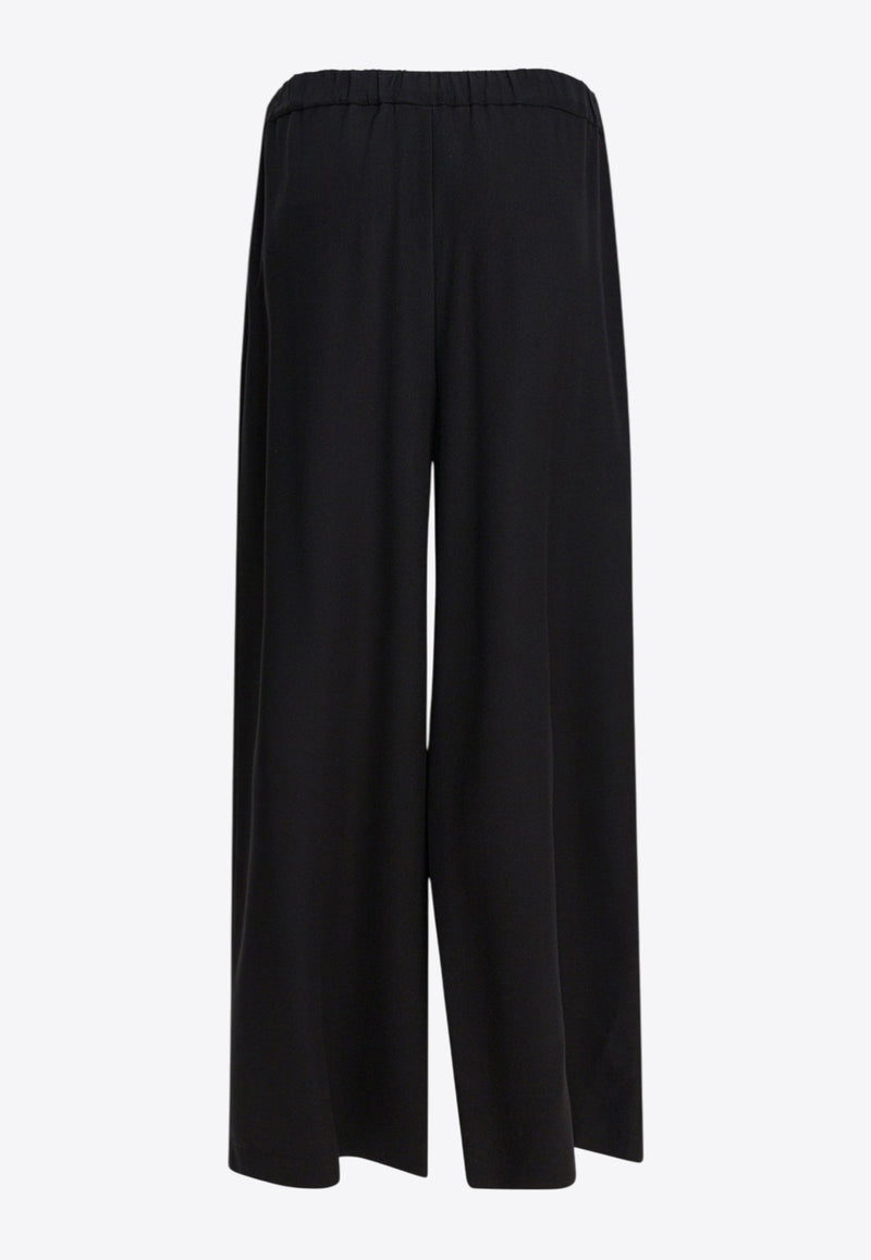 Max Mara Bonn Crêpe De Chine Wide-Leg Pants Black 2521136018BONN003_b5363762-a1c3-4b59-9a0f-67df6d2f9816